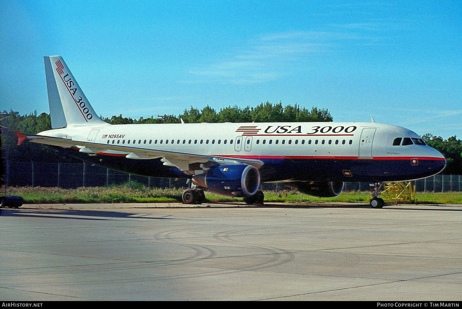 Aircraft Photo of N265AV | Airbus A320-212 | USA 3000 Airlines | AirHistory.net #193572