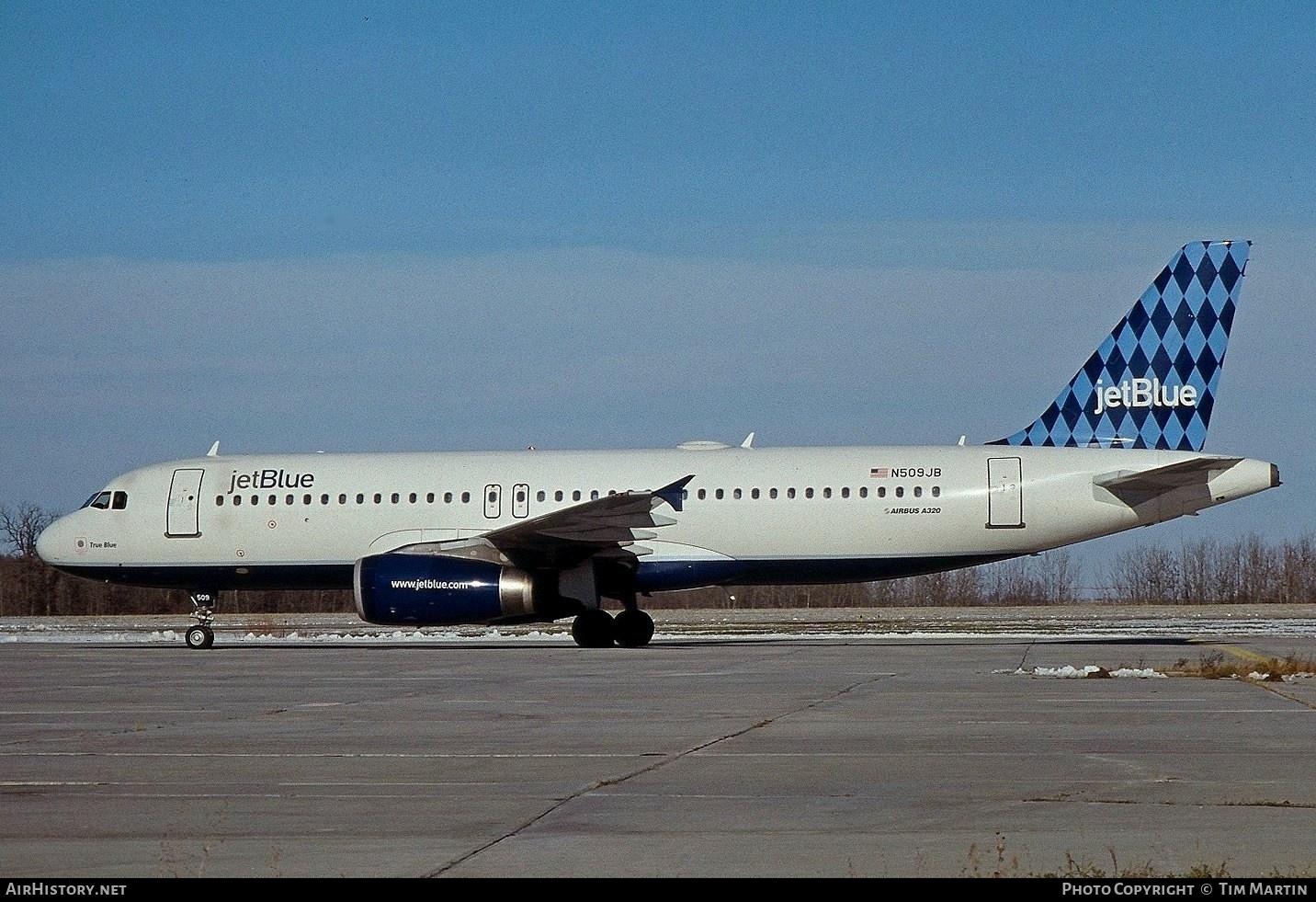 Aircraft Photo of N509JB | Airbus A320-232 | JetBlue Airways | AirHistory.net #193581