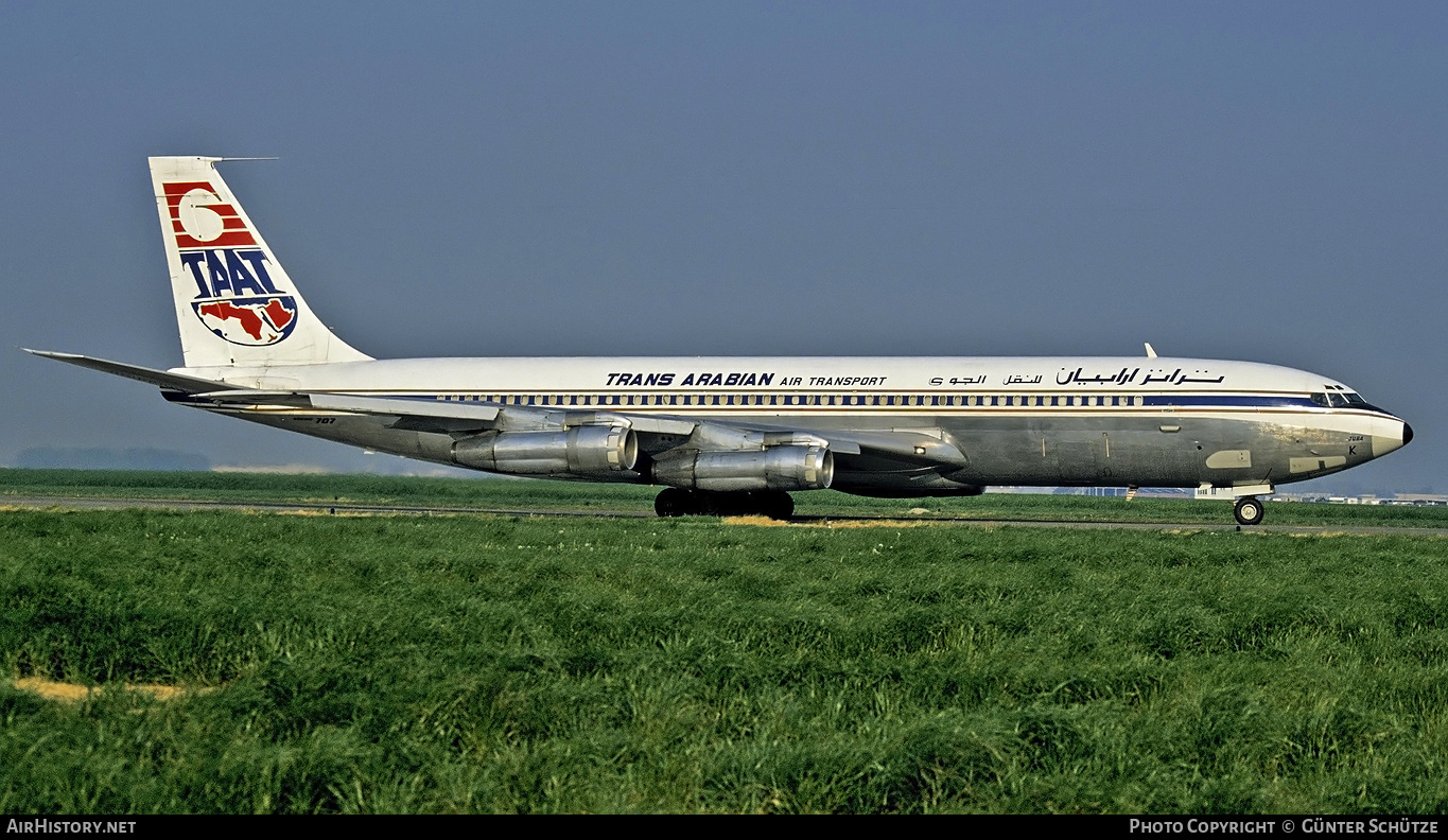 Aircraft Photo of ST-ALK | Boeing 707-349C | Trans Arabian Air Transport - TAAT | AirHistory.net #193616