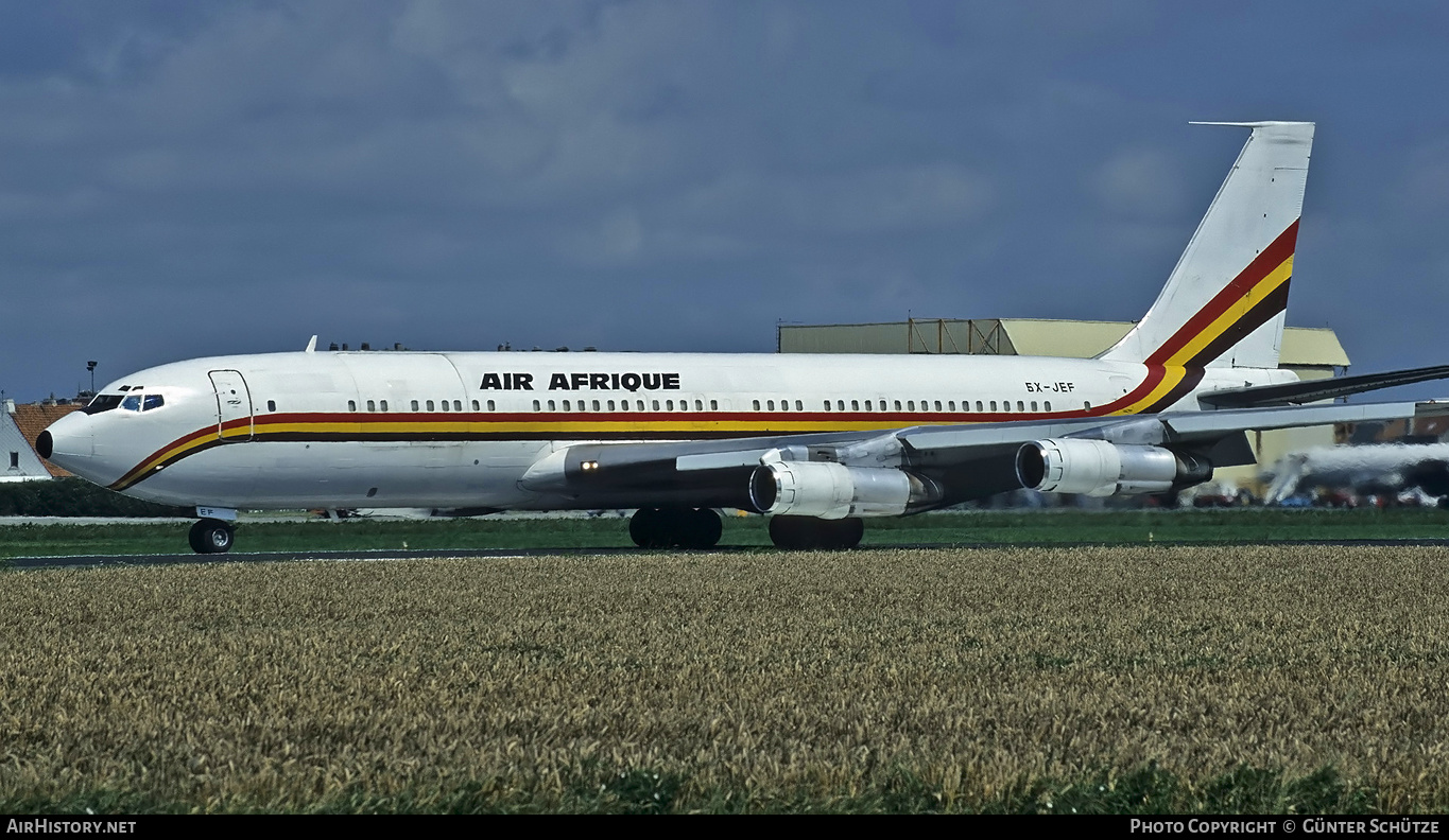 Aircraft Photo of 5X-JEF | Boeing 707-379C | Air Afrique | AirHistory.net #193617