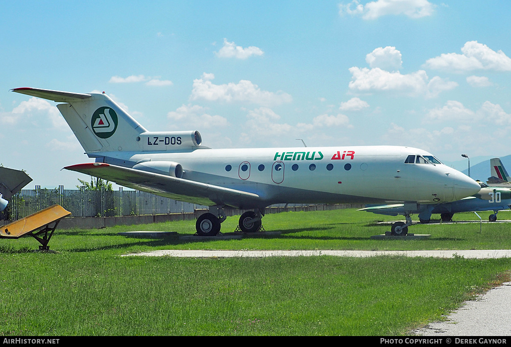 Aircraft Photo of LZ-DOS | Yakovlev Yak-40 | Hemus Air | AirHistory.net #193642