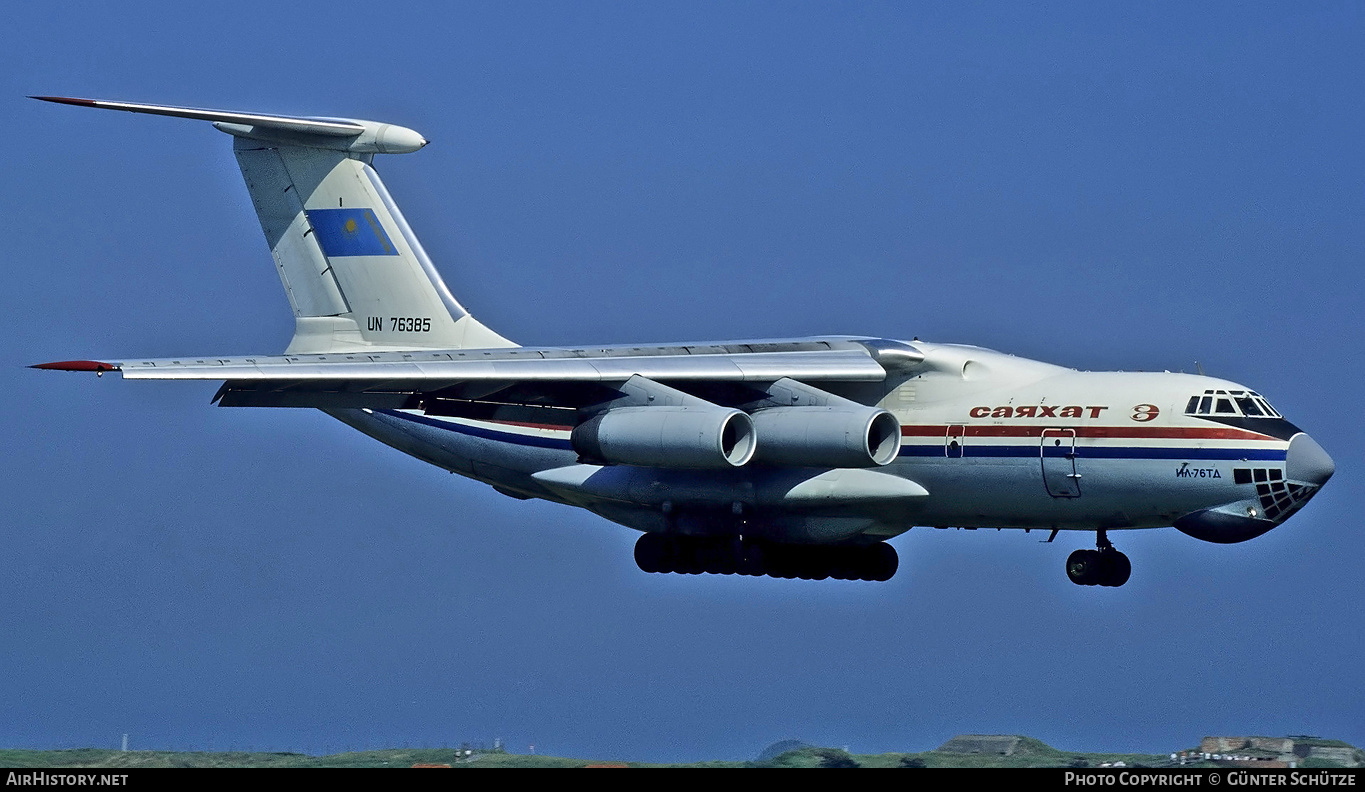 Aircraft Photo of UN-76385 | Ilyushin Il-76TD | Sayakhat Airlines | AirHistory.net #193652