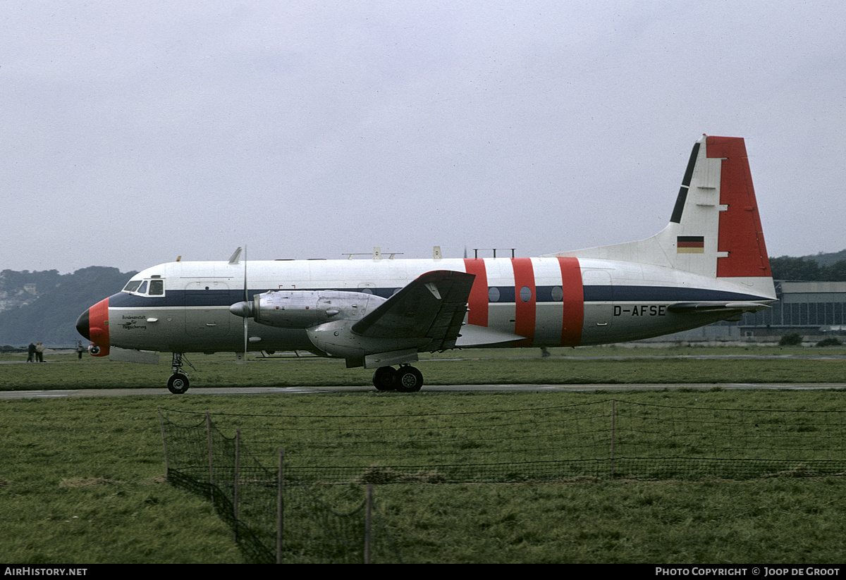 Aircraft Photo of D-AFSE | Hawker Siddeley HS-748 Srs2A/244 | BFS - Bundesanstalt für Flugsicherung | AirHistory.net #193686