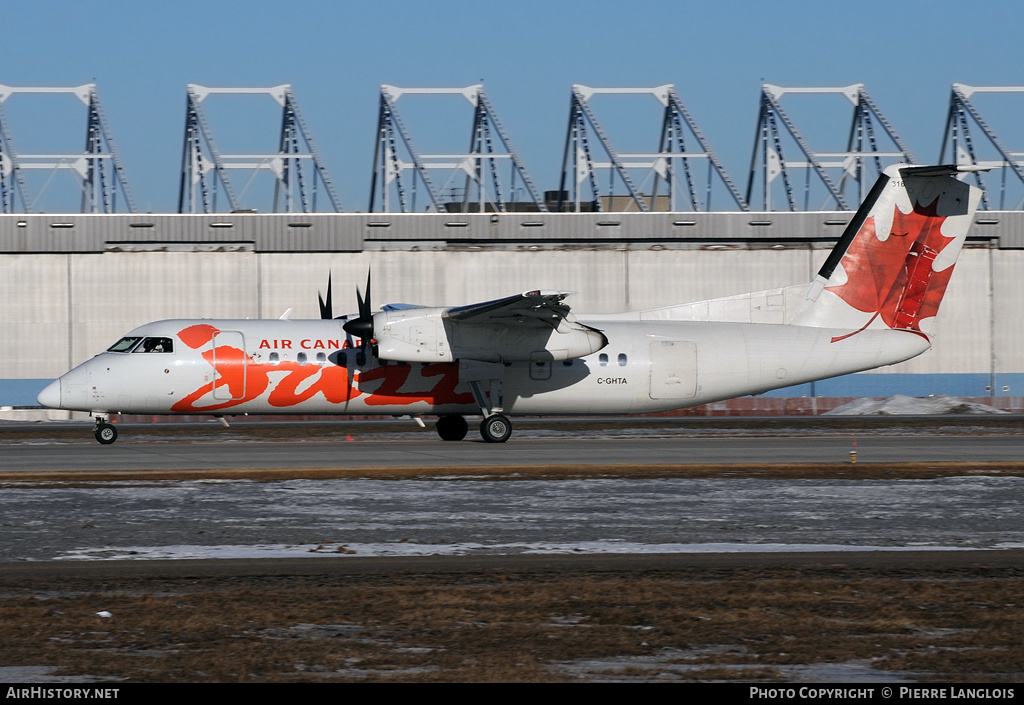 Aircraft Photo of C-GHTA | De Havilland Canada DHC-8-301 Dash 8 | Air Canada Jazz | AirHistory.net #193703