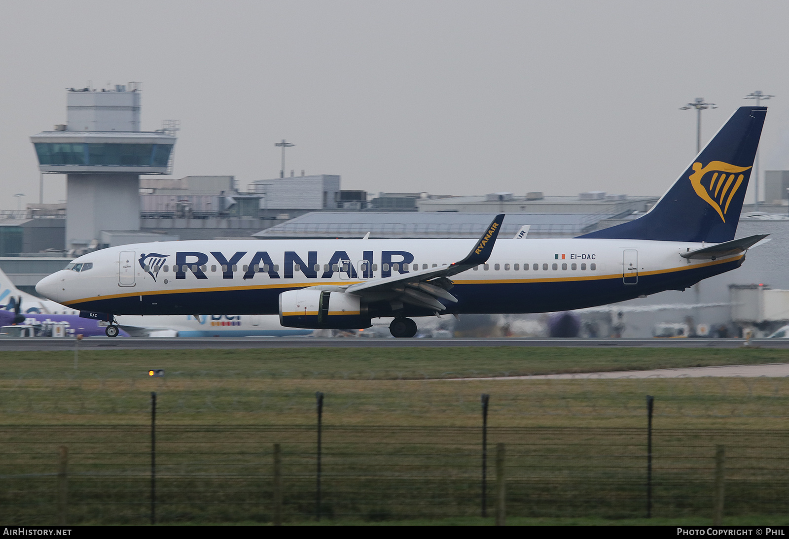 Aircraft Photo of EI-DAC | Boeing 737-8AS | Ryanair | AirHistory.net #193722