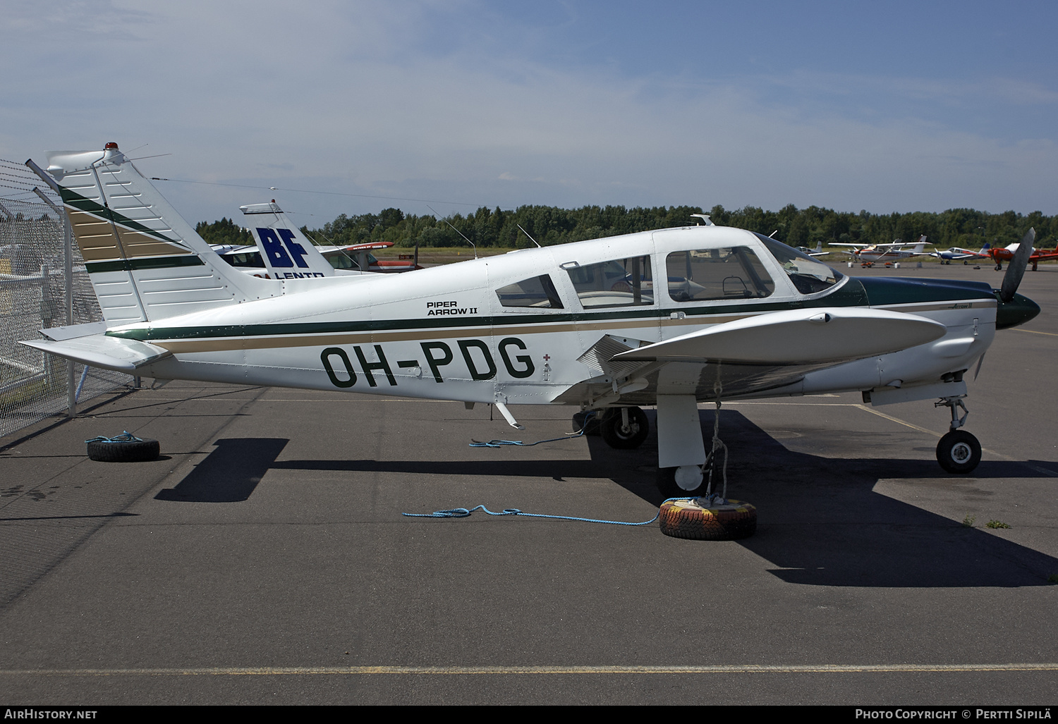 Aircraft Photo of OH-PDG | Piper PA-28R-200 Cherokee Arrow II | AirHistory.net #193754