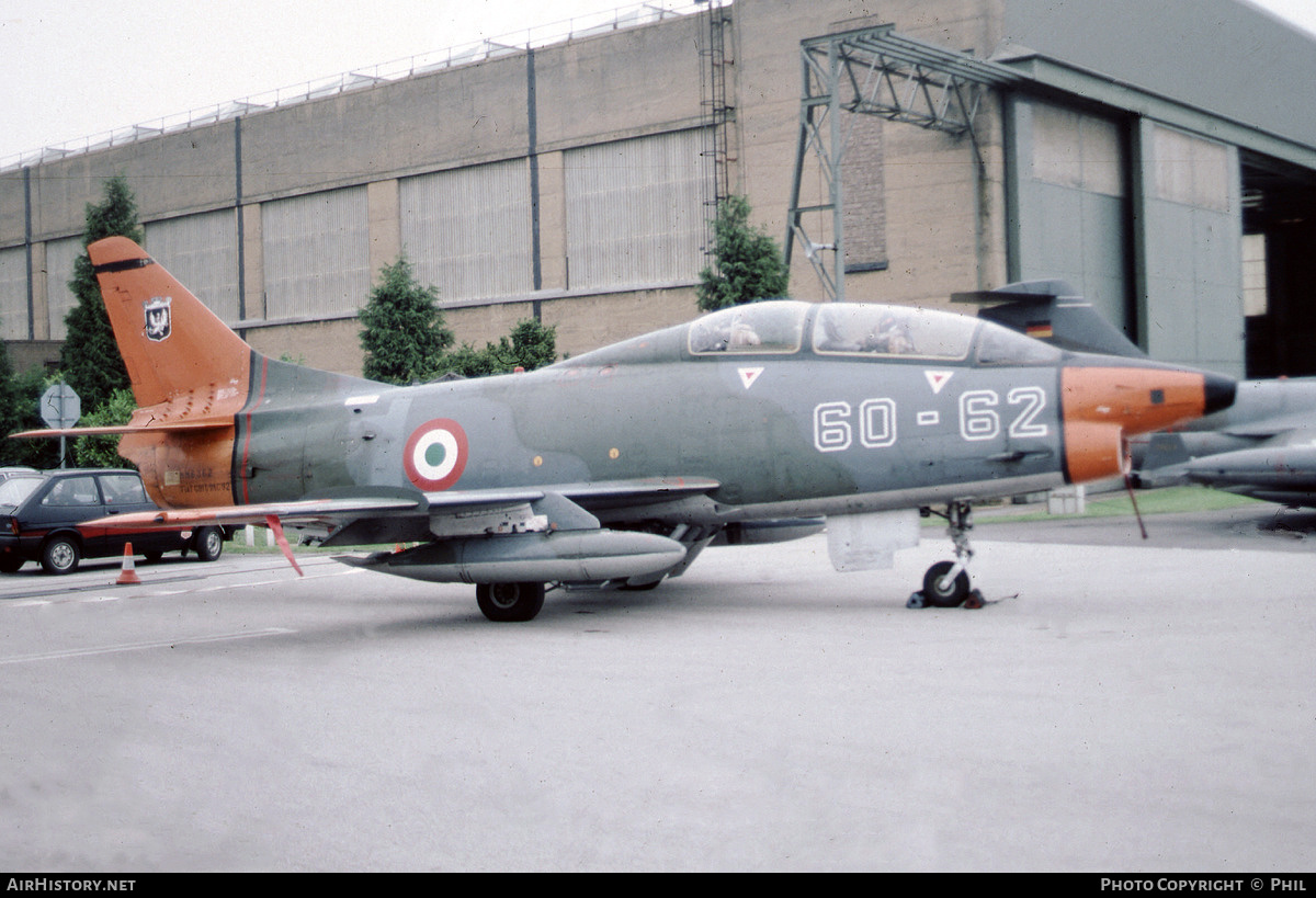 Aircraft Photo of MM6362 | Fiat G-91T/1 | Italy - Air Force | AirHistory.net #193807