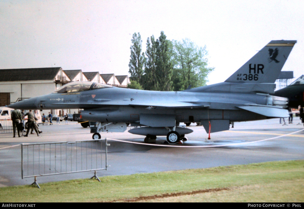 Aircraft Photo of 84-1386 / AF84-386 | General Dynamics F-16C Fighting Falcon | USA - Air Force | AirHistory.net #193814