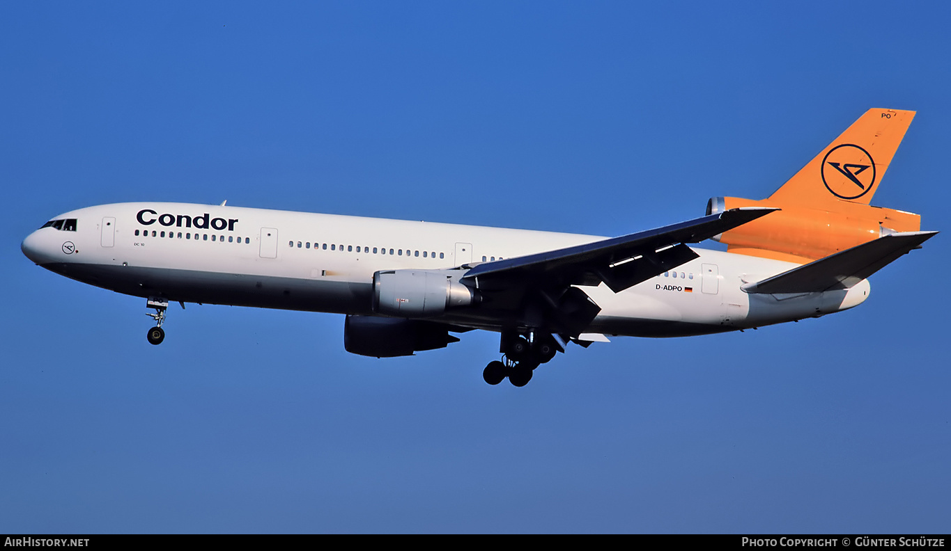 Aircraft Photo of D-ADPO | McDonnell Douglas DC-10-30 | Condor Flugdienst | AirHistory.net #193842