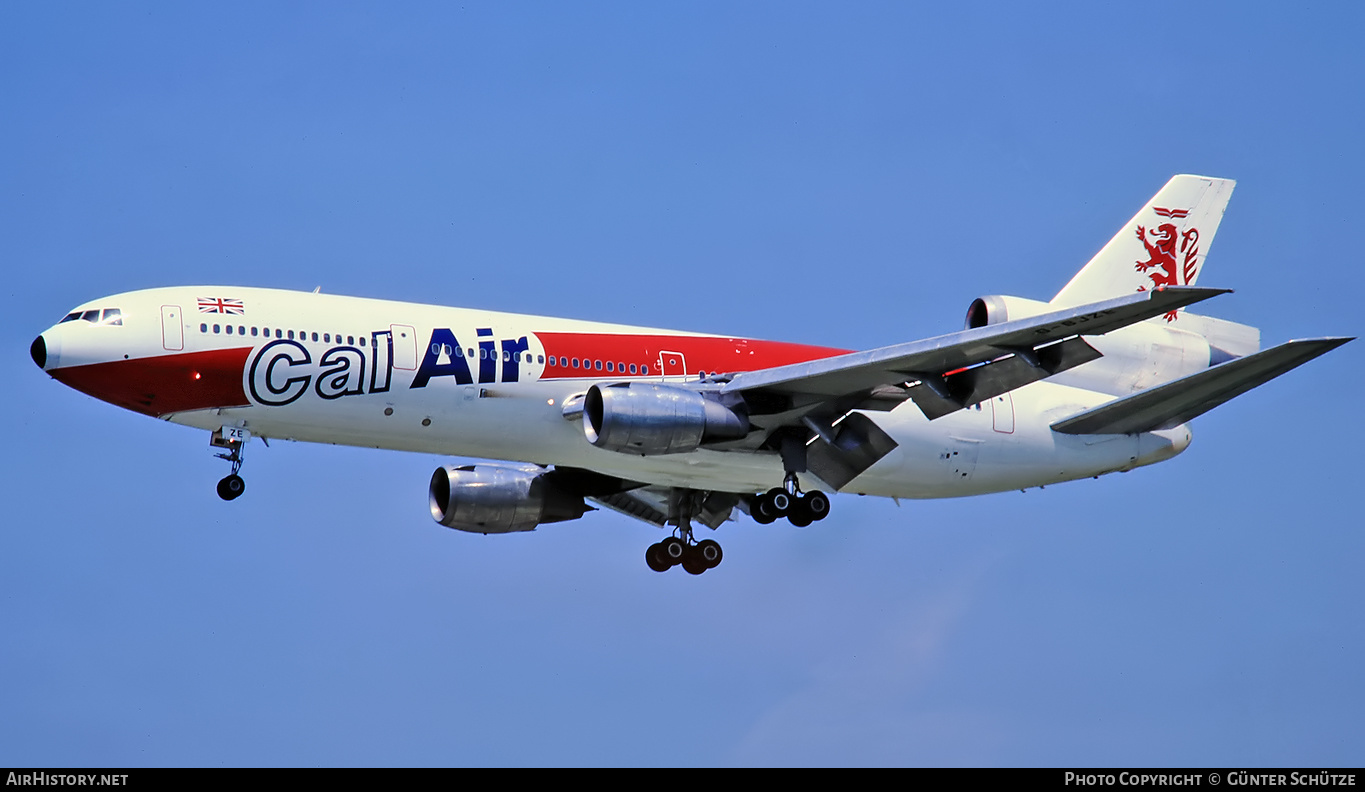 Aircraft Photo of G-BJZE | McDonnell Douglas DC-10-10 | Cal Air International | AirHistory.net #193852