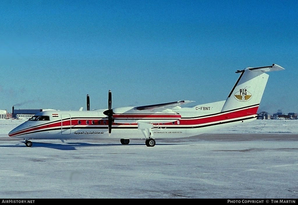Aircraft Photo of C-FBNT | Bombardier DHC-8-315Q Dash 8 | PAS - Petroleum Air Services | AirHistory.net #193918