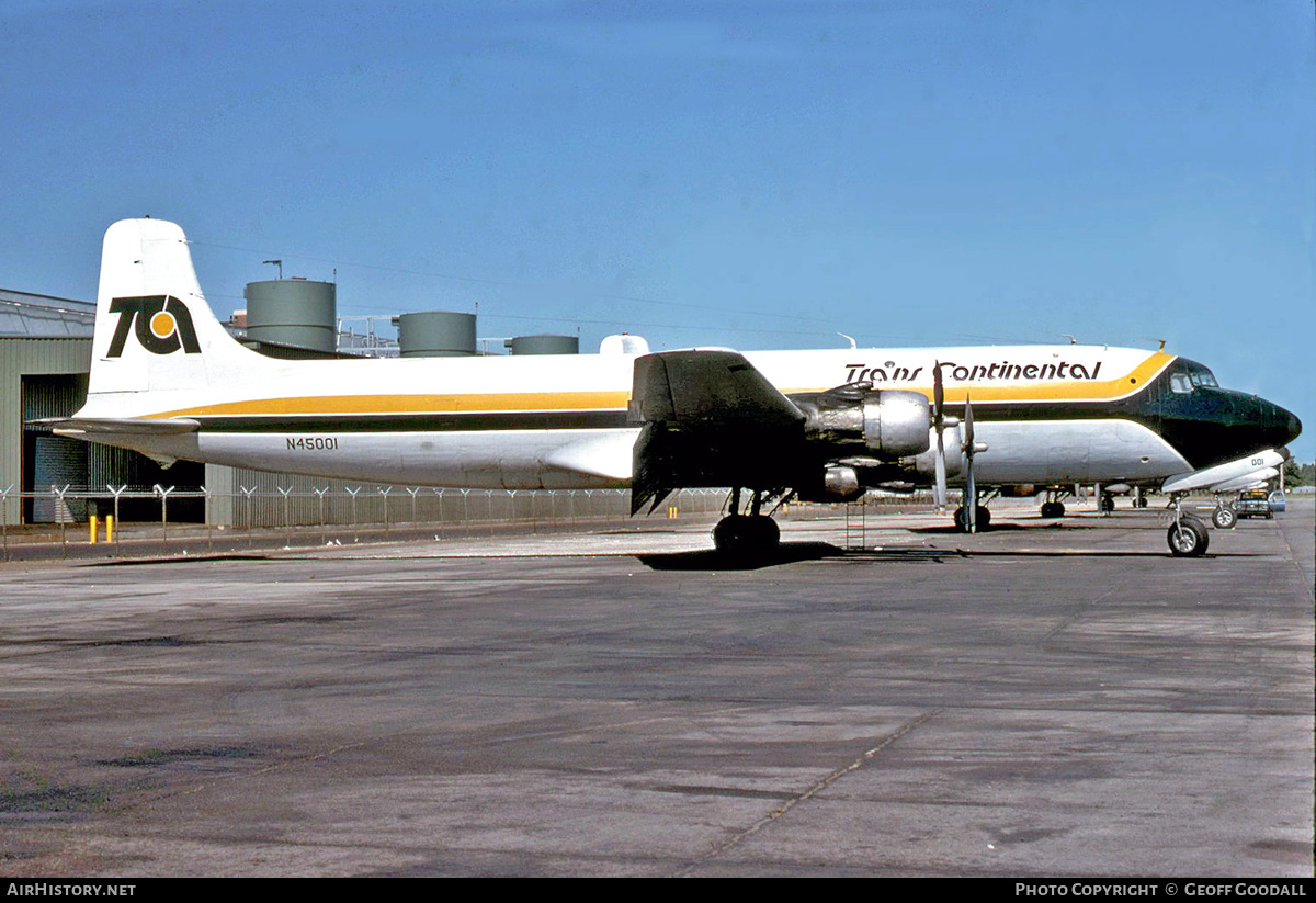 Aircraft Photo of N45001 | Douglas DC-6A | Trans Continental Airlines | AirHistory.net #193924