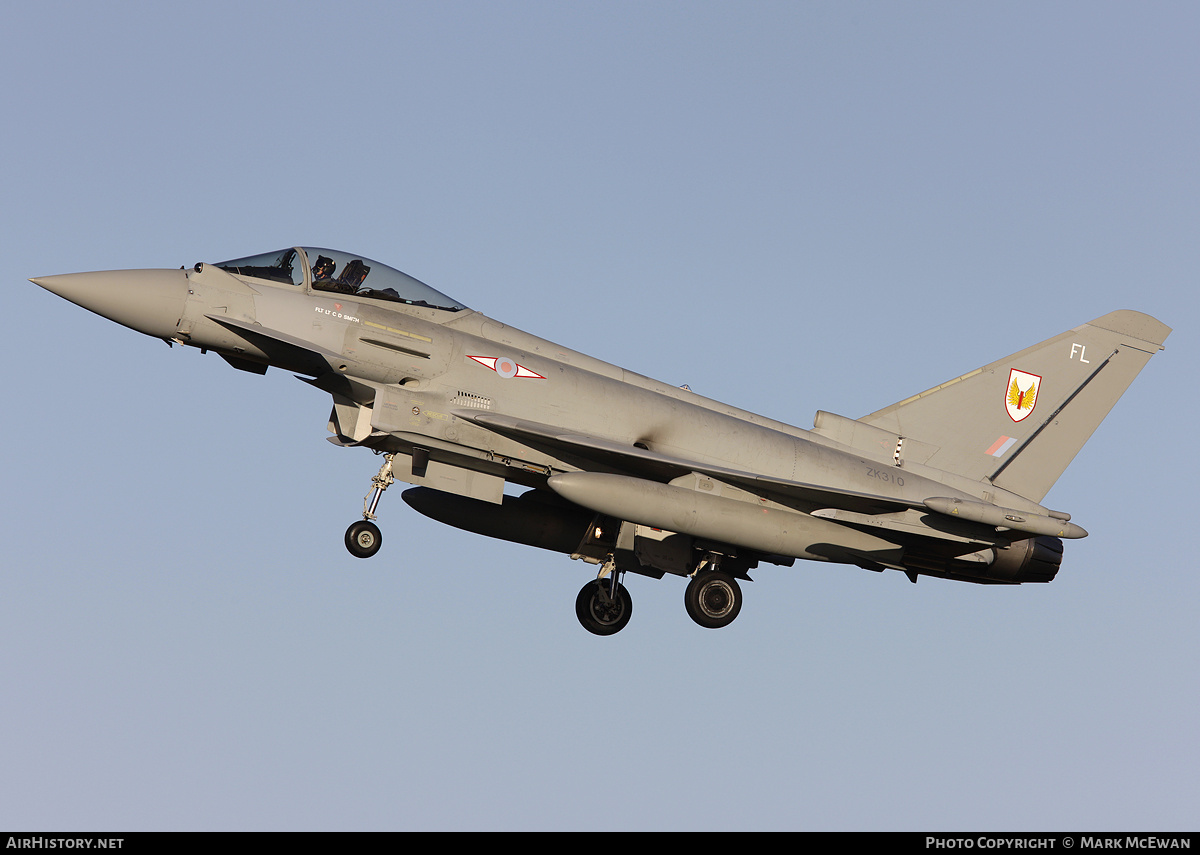 Aircraft Photo of ZK310 | Eurofighter EF-2000 Typhoon FGR4 | UK - Air Force | AirHistory.net #193951