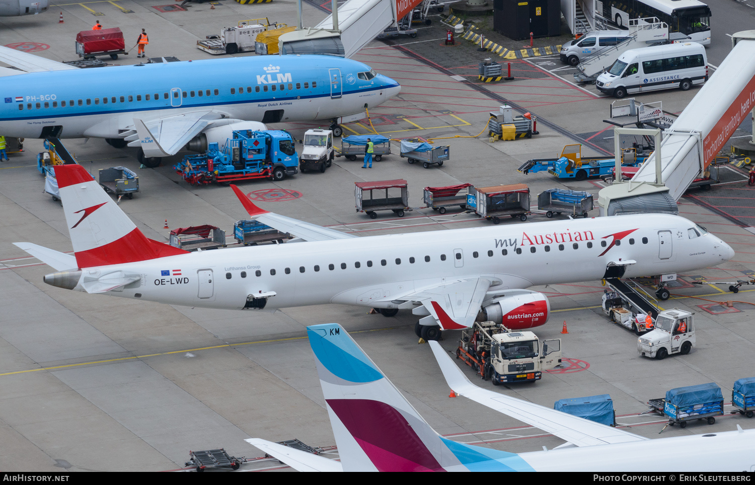 Aircraft Photo of OE-LWD | Embraer 195LR (ERJ-190-200LR) | Austrian Airlines | AirHistory.net #193961