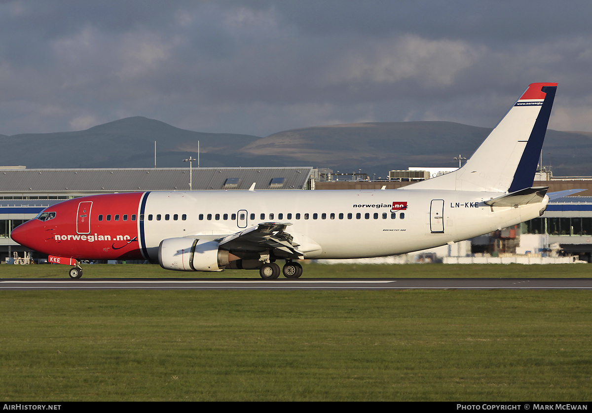 Aircraft Photo of LN-KKE | Boeing 737-33A | Norwegian | AirHistory.net #193964