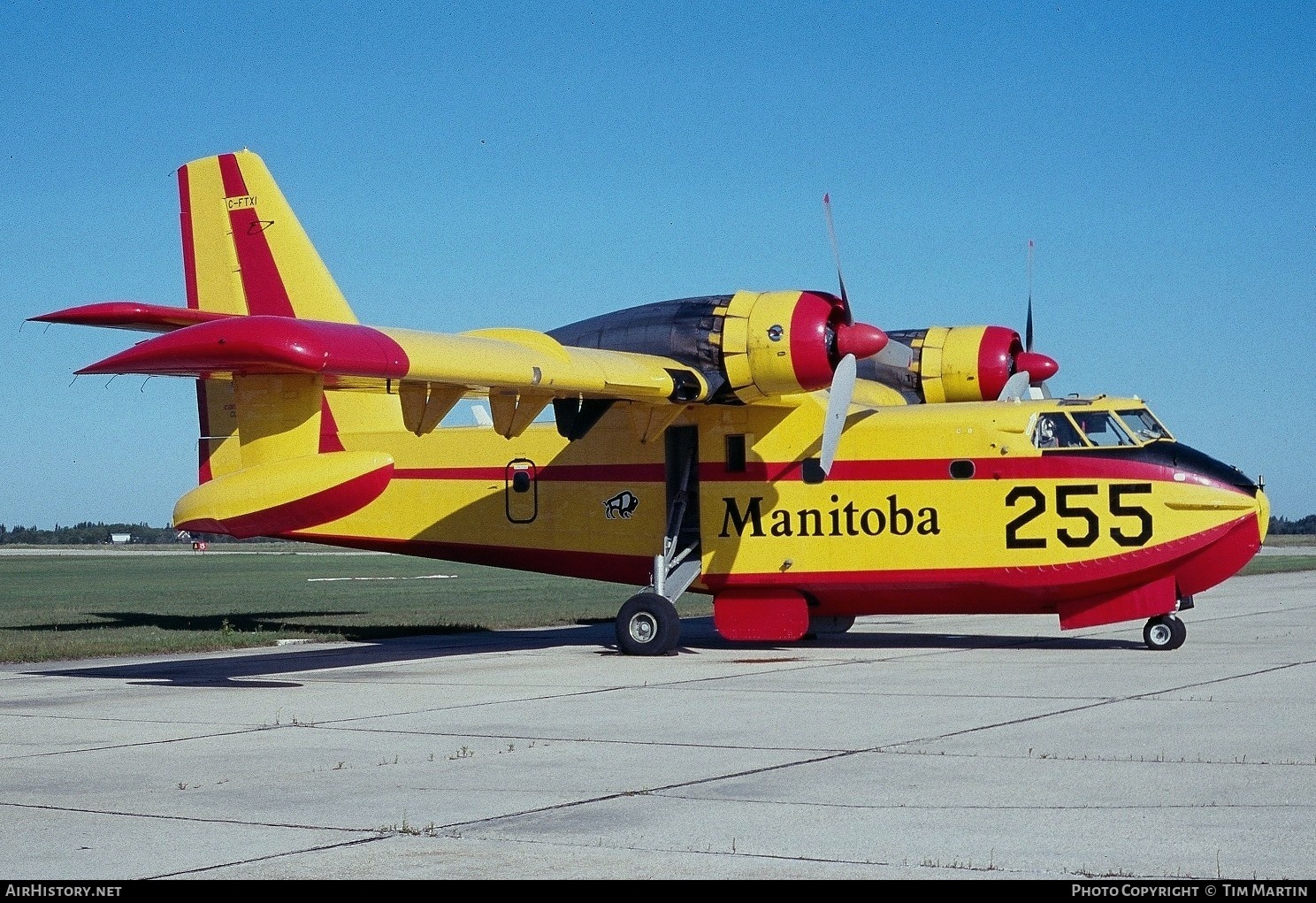 Aircraft Photo of C-FTXI | Canadair CL-215-I (CL-215-1A10) | Manitoba Government Air Service | AirHistory.net #193985