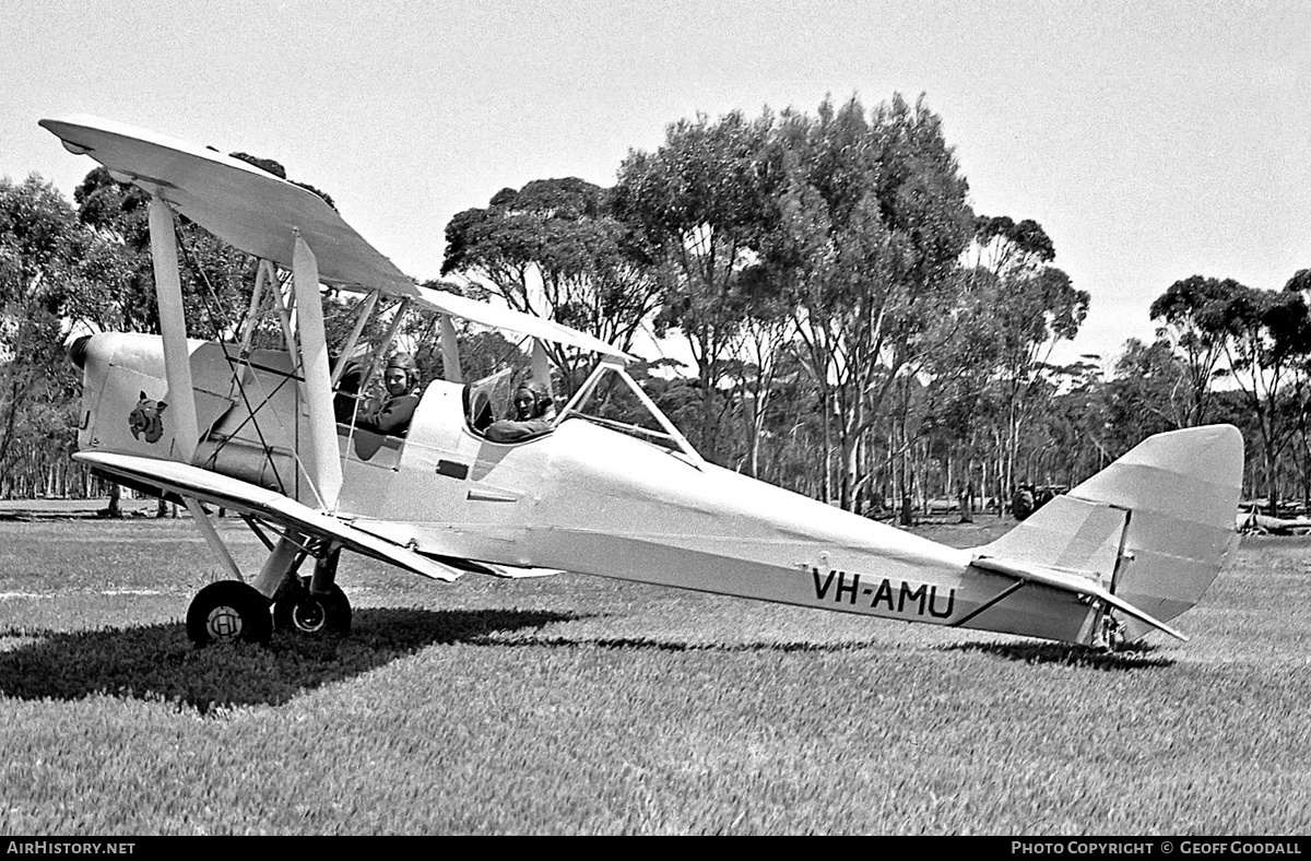 Aircraft Photo of VH-AMU | De Havilland D.H. 82A Tiger Moth | AirHistory.net #193986