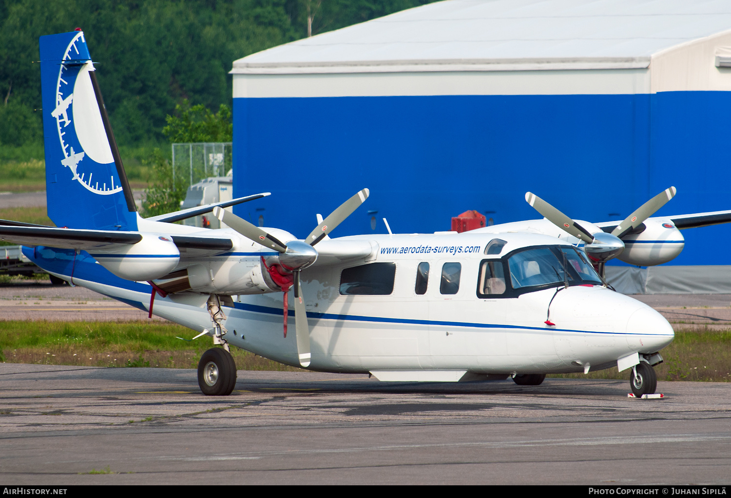 Aircraft Photo of SE-LZU | Rockwell 690A Turbo Commander | Aerodata International Surveys | AirHistory.net #193998