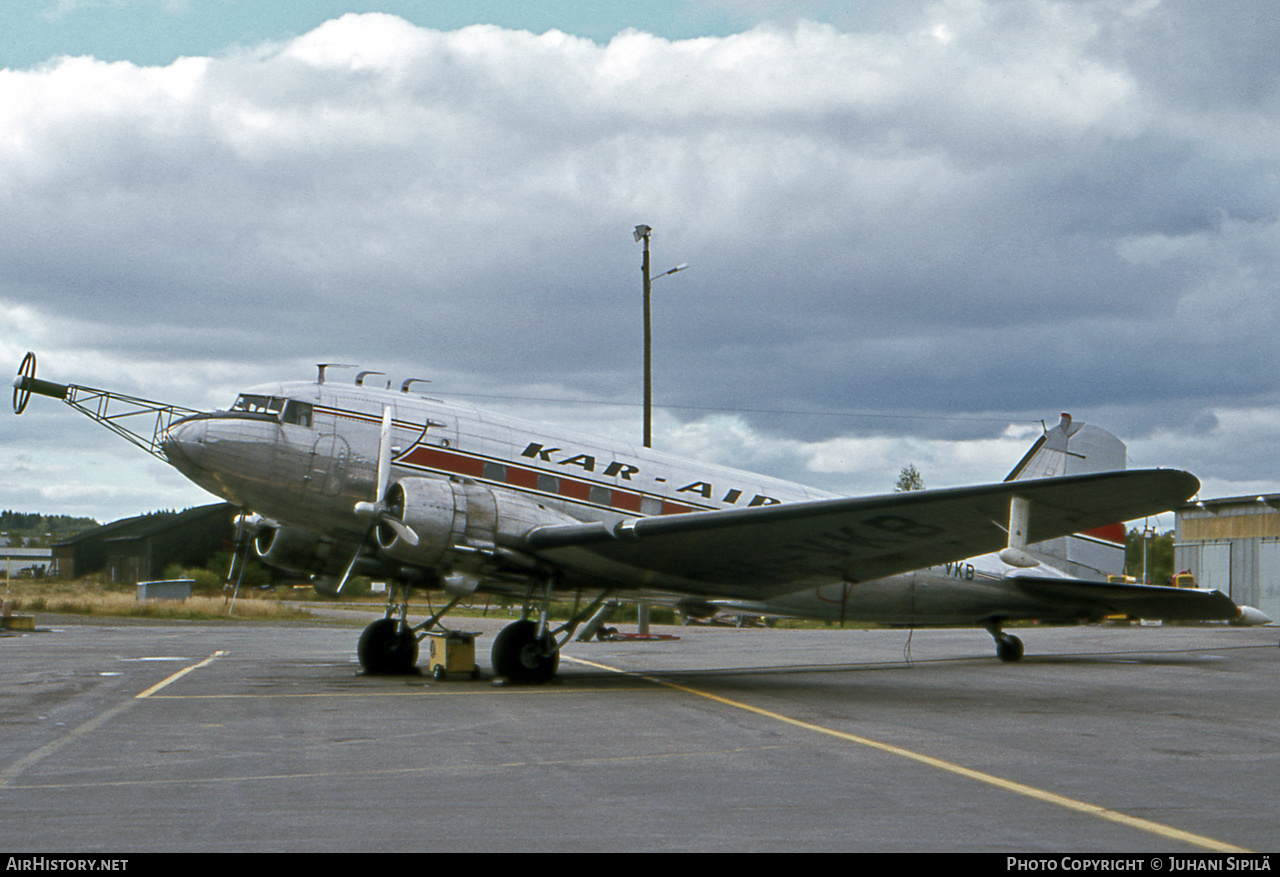 Aircraft Photo of OH-VKB | Douglas DC-3A-214 | Kar Air | AirHistory.net #194005