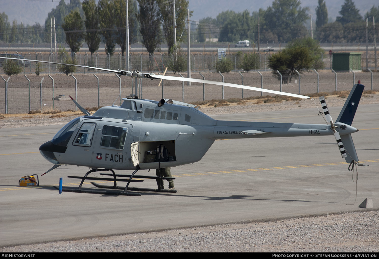 Aircraft Photo of H-24 | Bell 206B JetRanger II | Chile - Air Force | AirHistory.net #194016