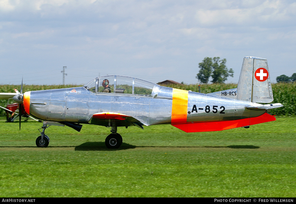 Aircraft Photo of HB-RCS / A-852 | Pilatus P-3-05 | Switzerland - Air Force | AirHistory.net #194059