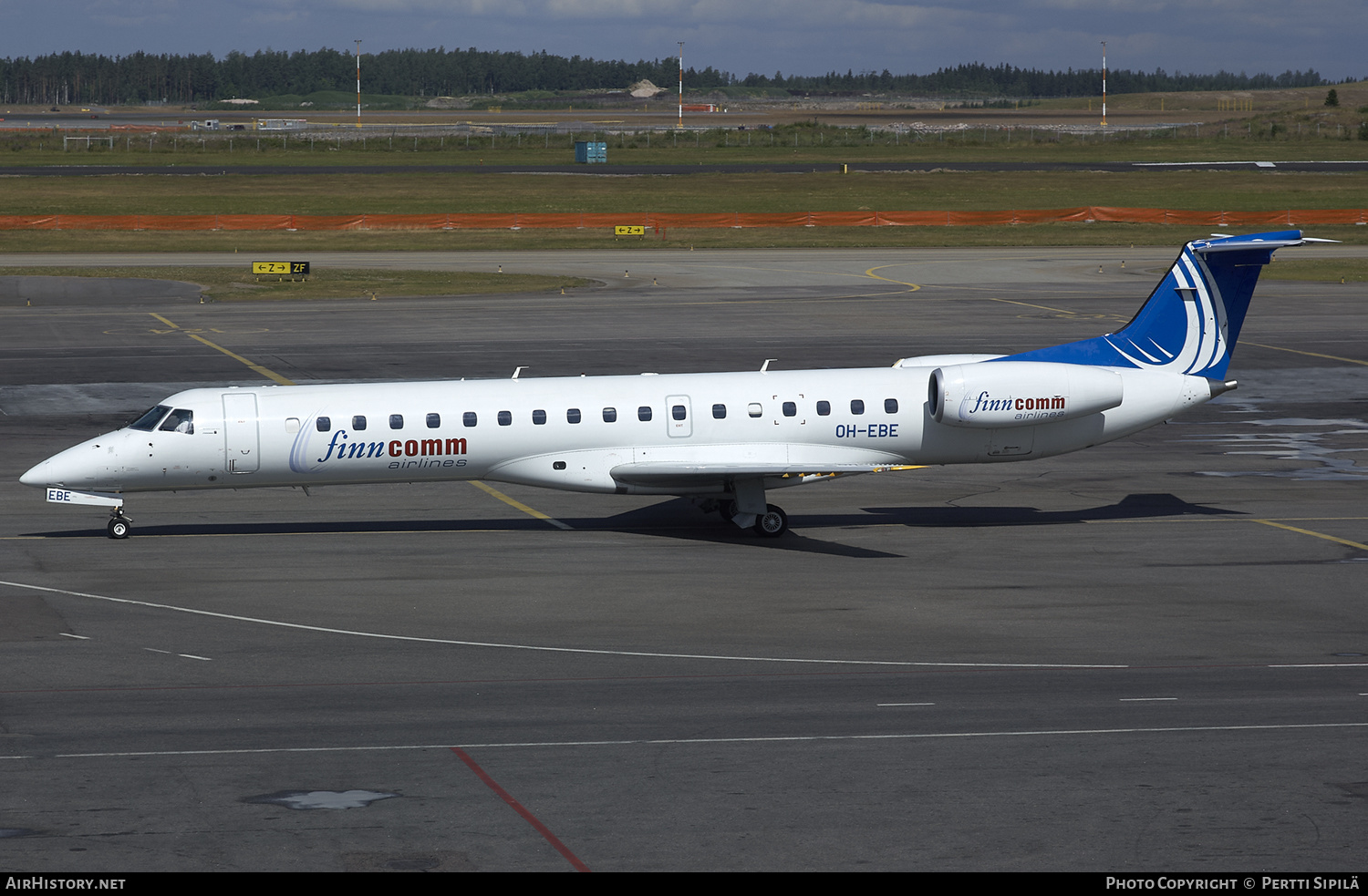 Aircraft Photo of OH-EBE | Embraer ERJ-145LU (EMB-145LU) | Finncomm Airlines | AirHistory.net #194070