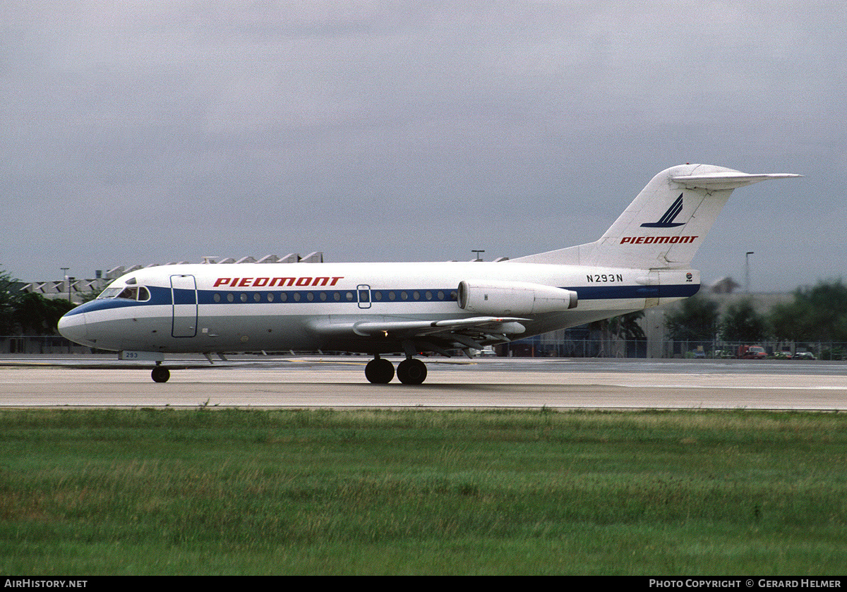 Aircraft Photo of N293N | Fokker F28-1000 Fellowship | Piedmont Airlines | AirHistory.net #194092