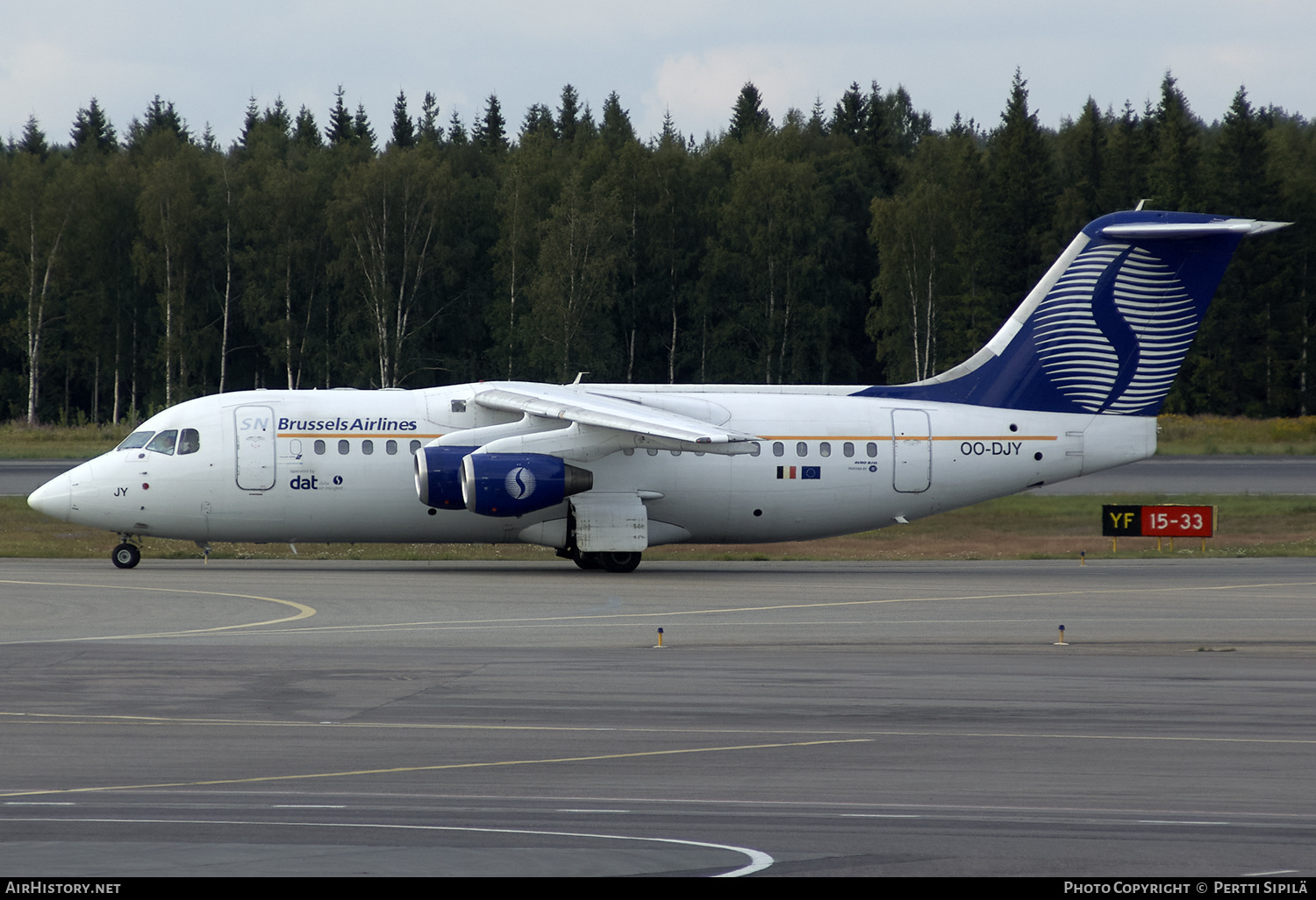 Aircraft Photo of OO-DJY | British Aerospace Avro 146-RJ85 | SN Brussels Airlines | AirHistory.net #194109