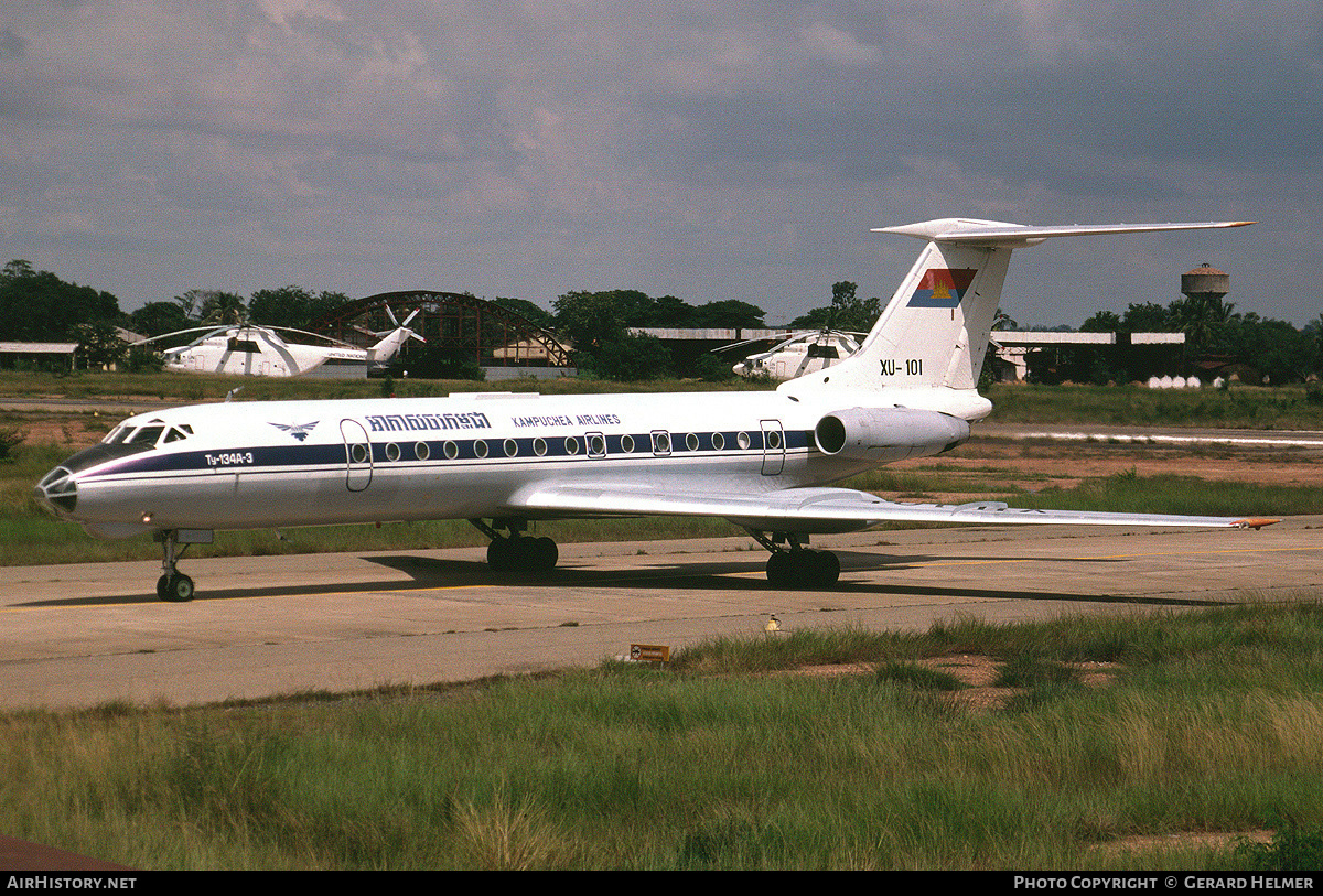 Aircraft Photo of XU-101 | Tupolev Tu-134A-3 | Kampuchea Airlines | AirHistory.net #194114
