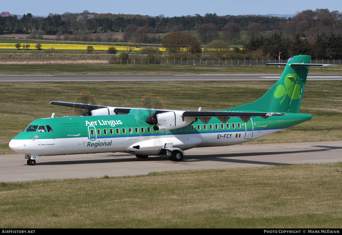 Aircraft Photo of EI-FCY | ATR ATR-72-600 (ATR-72-212A) | Aer Lingus Regional | AirHistory.net #194124