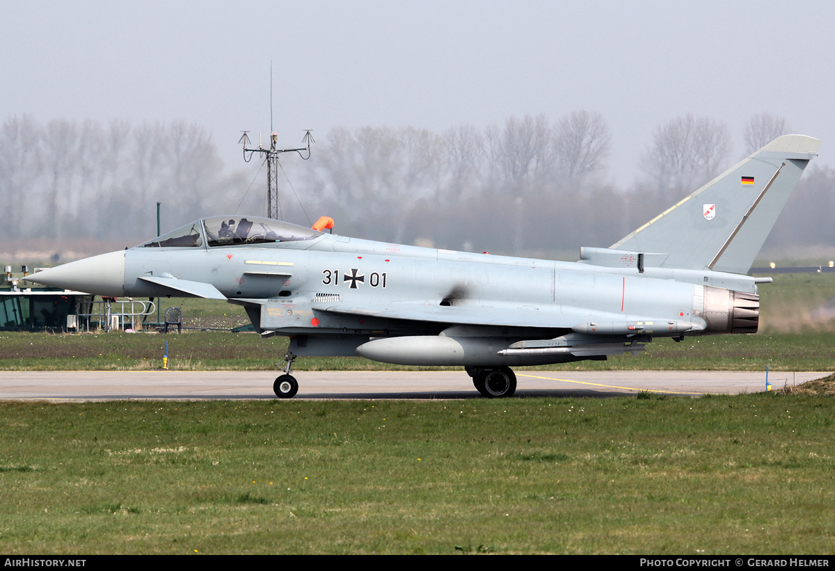Aircraft Photo of 3101 | Eurofighter EF-2000 Typhoon S | Germany - Air Force | AirHistory.net #194144
