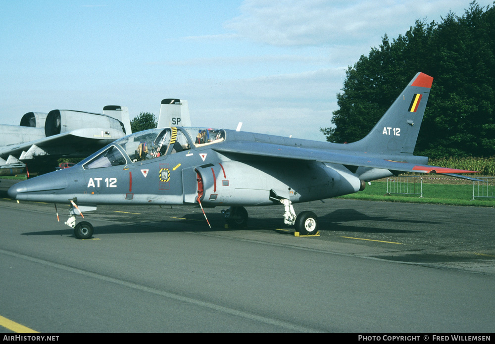 Aircraft Photo of AT12 | Dassault-Dornier Alpha Jet 1B | Belgium - Air Force | AirHistory.net #194153