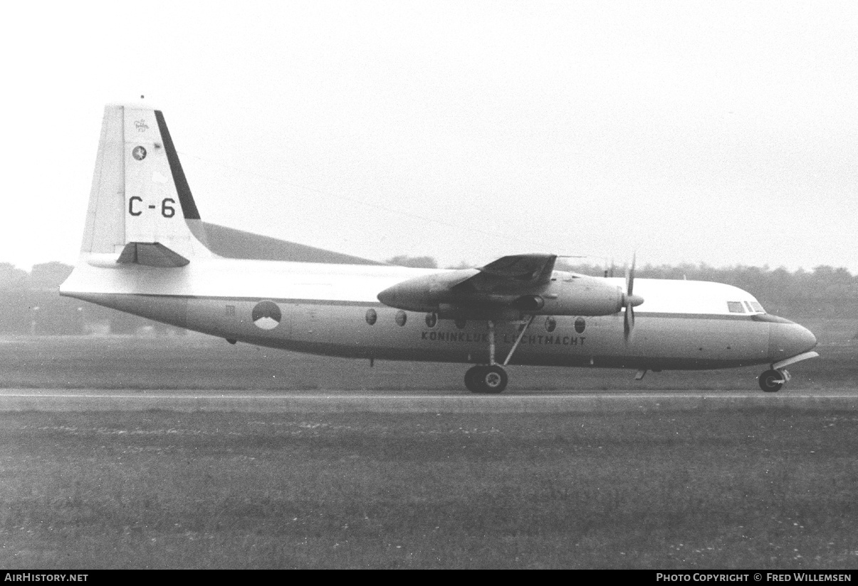 Aircraft Photo of C-6 | Fokker F27-300M Troopship | Netherlands - Air Force | AirHistory.net #194155