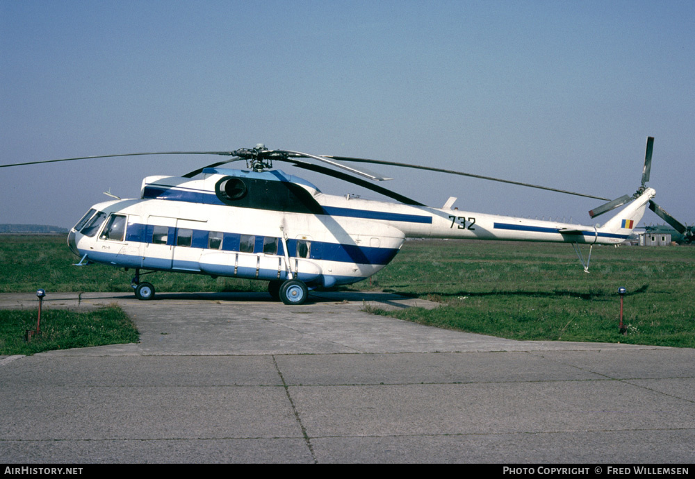 Aircraft Photo of 732 | Mil Mi-8PS | Romania - Air Force | AirHistory.net #194158