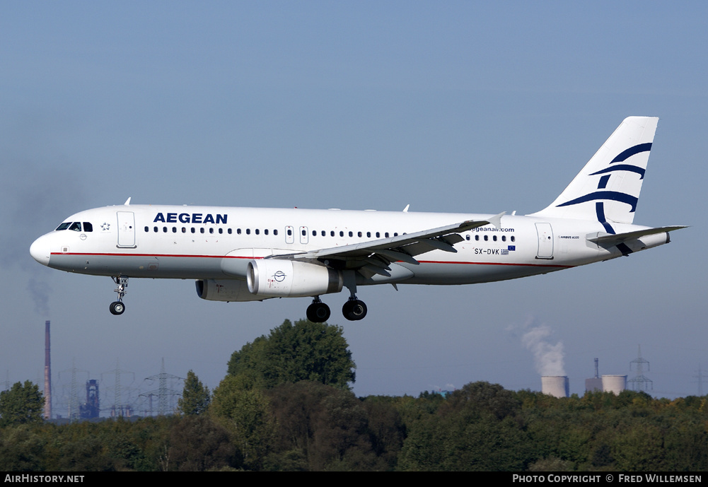 Aircraft Photo of SX-DVK | Airbus A320-232 | Aegean Airlines | AirHistory.net #194171