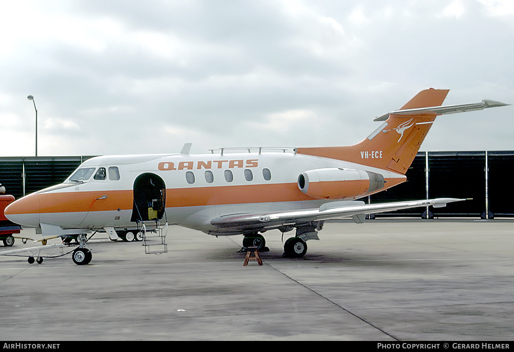 Aircraft Photo of VH-ECE | Hawker Siddeley HS-125-3B | Qantas | AirHistory.net #194189