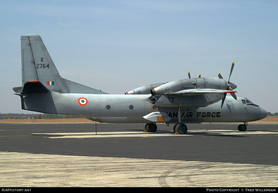 Aircraft Photo of K2764 | Antonov An-32 | India - Air Force | AirHistory.net #194190