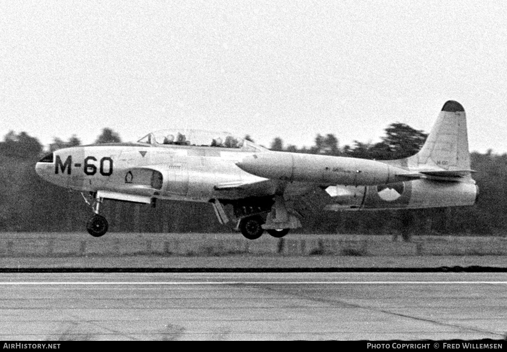 Aircraft Photo of M-60 | Lockheed T-33A | Netherlands - Air Force | AirHistory.net #194198