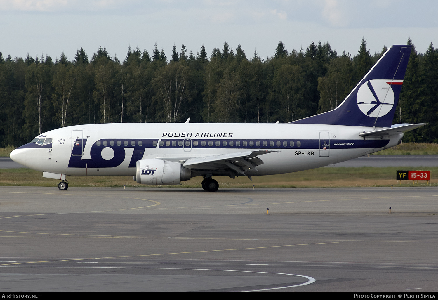 Aircraft Photo of SP-LKB | Boeing 737-55D | LOT Polish Airlines - Polskie Linie Lotnicze | AirHistory.net #194208