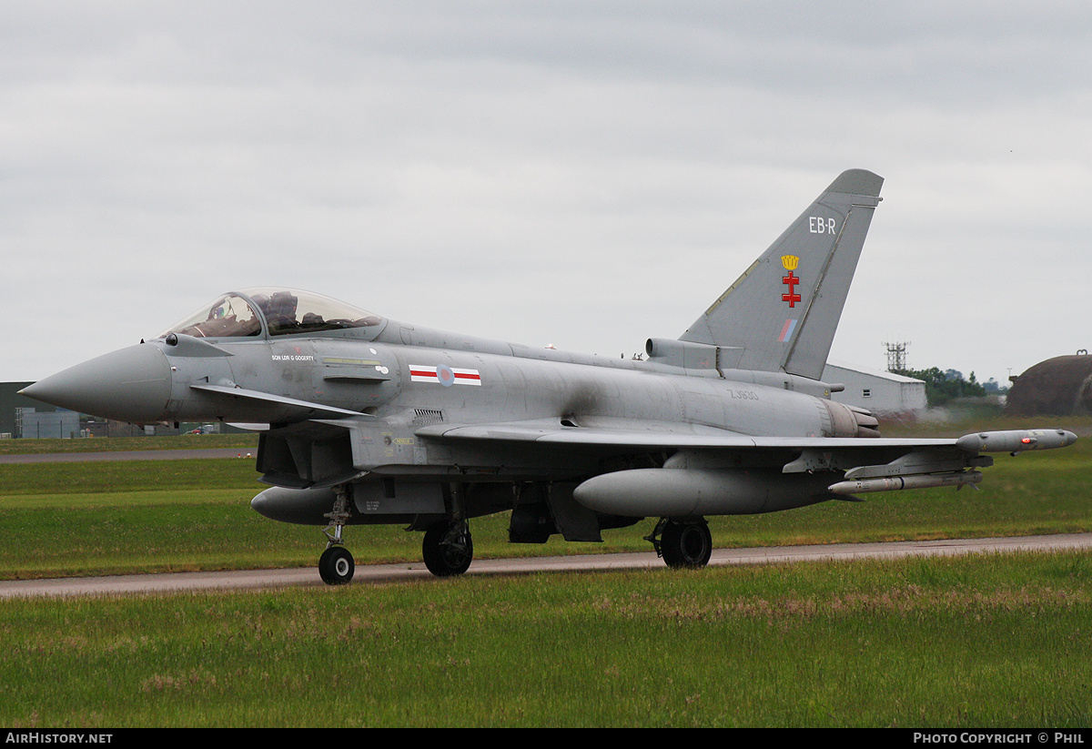 Aircraft Photo of ZJ930 | Eurofighter EF-2000 Typhoon FGR4 | UK - Air Force | AirHistory.net #194228