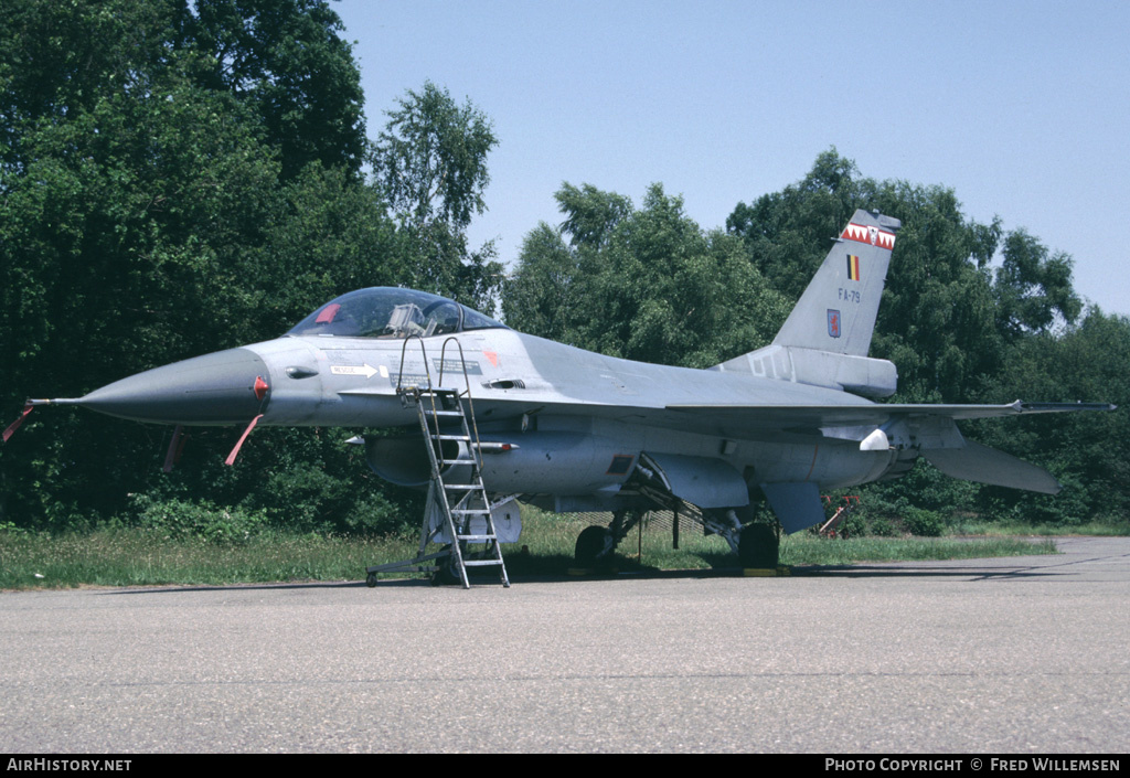 Aircraft Photo of FA-79 | General Dynamics F-16A Fighting Falcon | Belgium - Air Force | AirHistory.net #194253