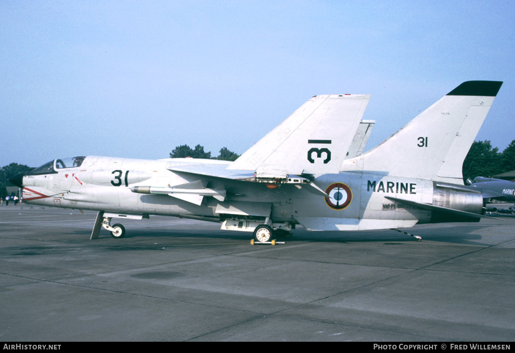 Aircraft Photo of 31 | Vought F-8E(FN) Crusader | France - Navy | AirHistory.net #194259