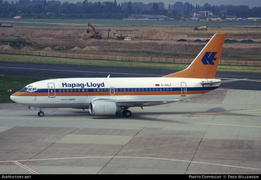 Aircraft Photo of D-AHLF | Boeing 737-5K5 | Hapag-Lloyd | AirHistory.net #194266