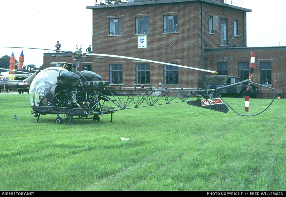 Aircraft Photo of XT153 | Westland-Bell Sioux AH1 (47G-3B-1) | UK - Army | AirHistory.net #194269