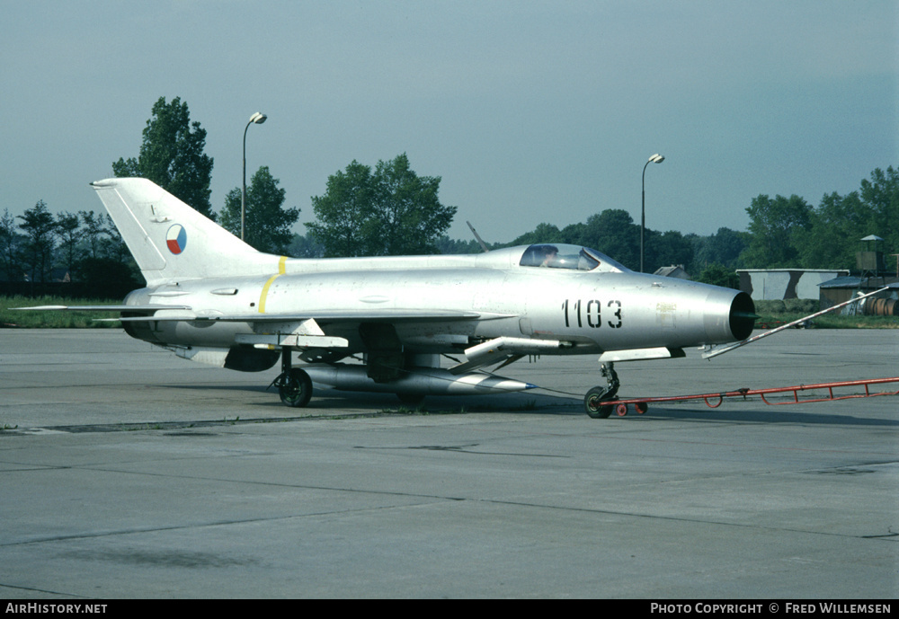 Aircraft Photo of 1103 | Aero S-106 (MiG-21F-13) | Czechoslovakia - Air Force | AirHistory.net #194271