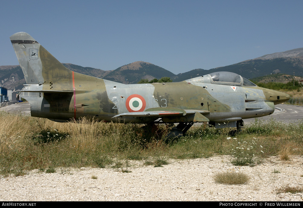 Aircraft Photo of MM6312 | Fiat G-91R/1A | Italy - Air Force | AirHistory.net #194272