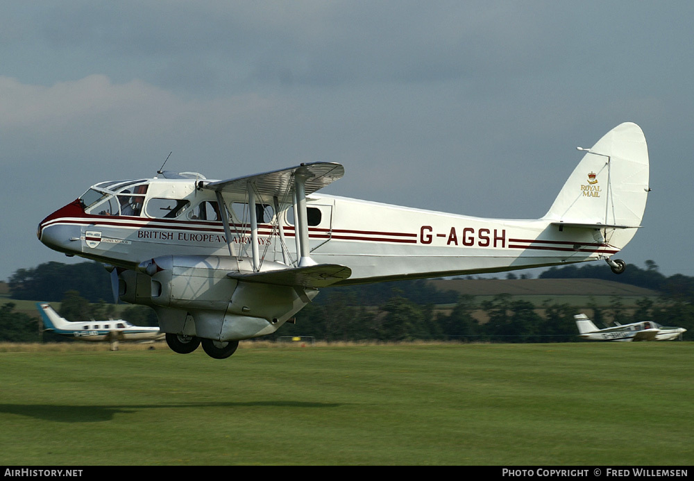 Aircraft Photo of G-AGSH | De Havilland D.H. 89A Dragon Rapide | BEA - British European Airways | AirHistory.net #194289