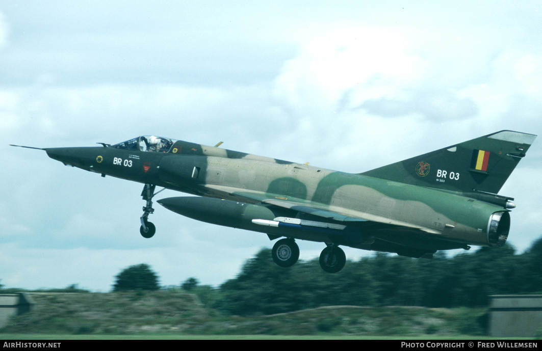 Aircraft Photo of BR03 | Dassault Mirage 5BR | Belgium - Air Force | AirHistory.net #194300