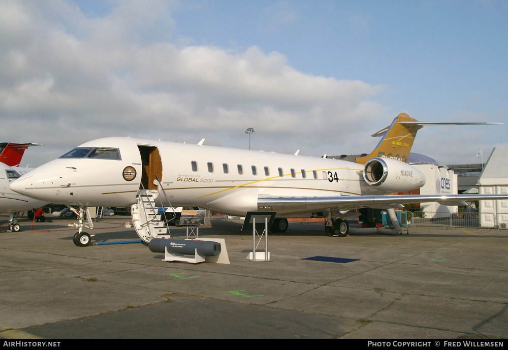 Aircraft Photo of N140AE | Bombardier Global 5000 (BD-700-1A11) | Bombardier | AirHistory.net #194308