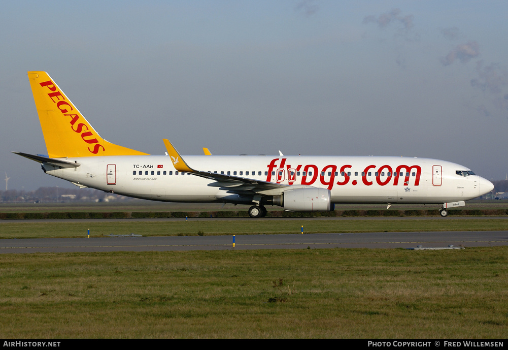 Aircraft Photo of TC-AAH | Boeing 737-82R | Pegasus Airlines | AirHistory.net #194311